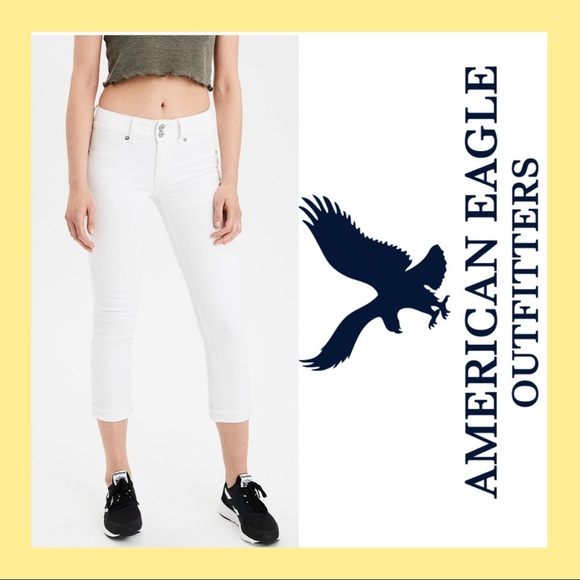 American Eagle Outfitters Denim - AEO Artist crop white jeans 2. Y12